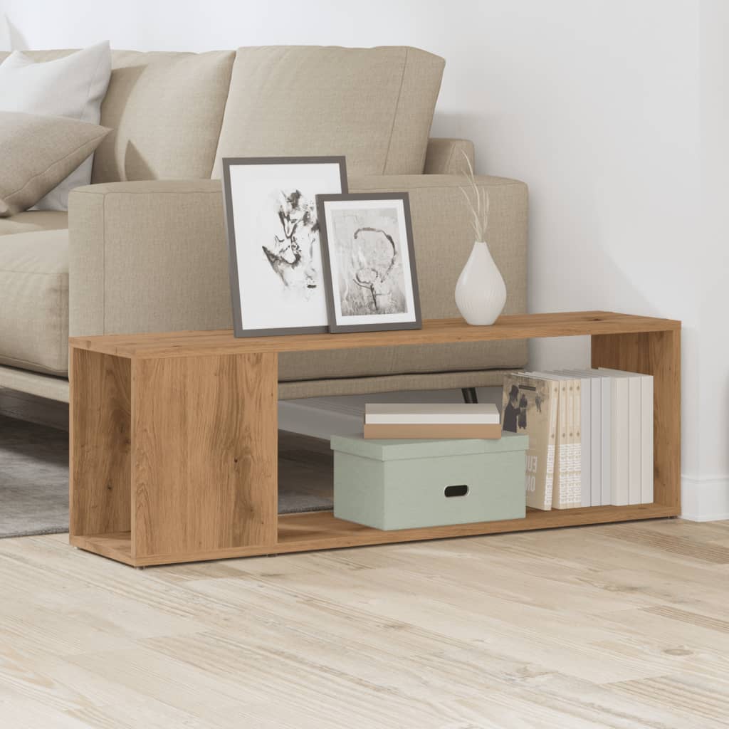 Tv-bänk artisan ek 100x24x32 cm konstruerat trä