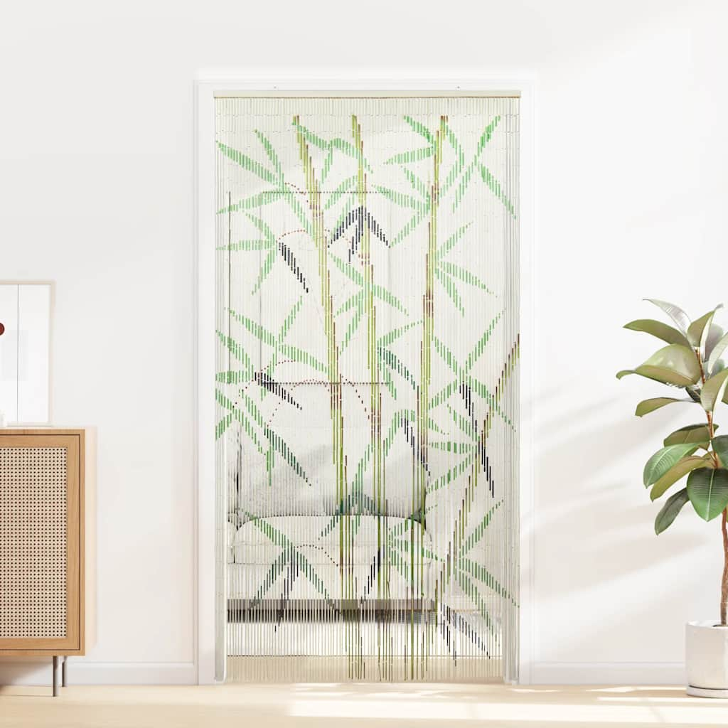 Insektsdörrgardin bambutryck 100x200 cm bambu