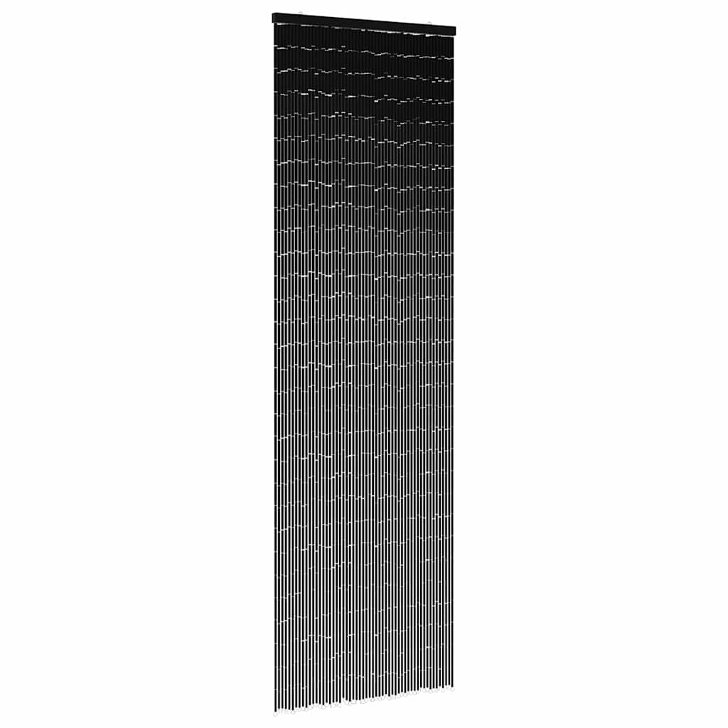 Insektsdörrdraperi för husbil mörkgrå 56x185 cm bambu