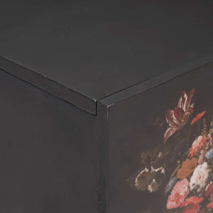 Förvaringsskåp med låda Flerfärgsdesign 105 x 33,5 x 46 cm