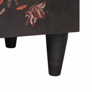 Förvaringsskåp med låda Flerfärgsdesign 105 x 33,5 x 46 cm