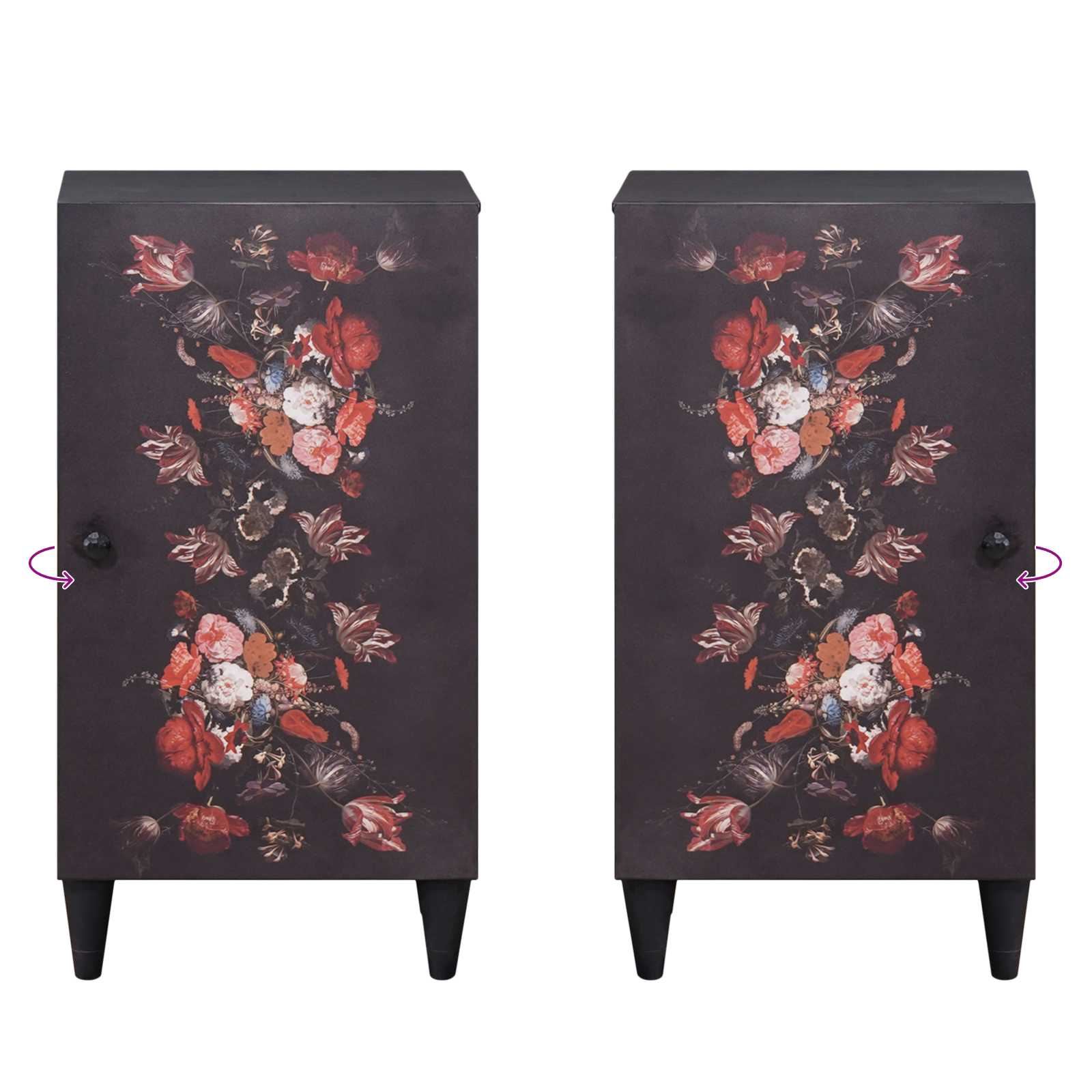 Förvaringsskåp med lagring Flerfärgsdesign 40 x 33,5 x 75 cm