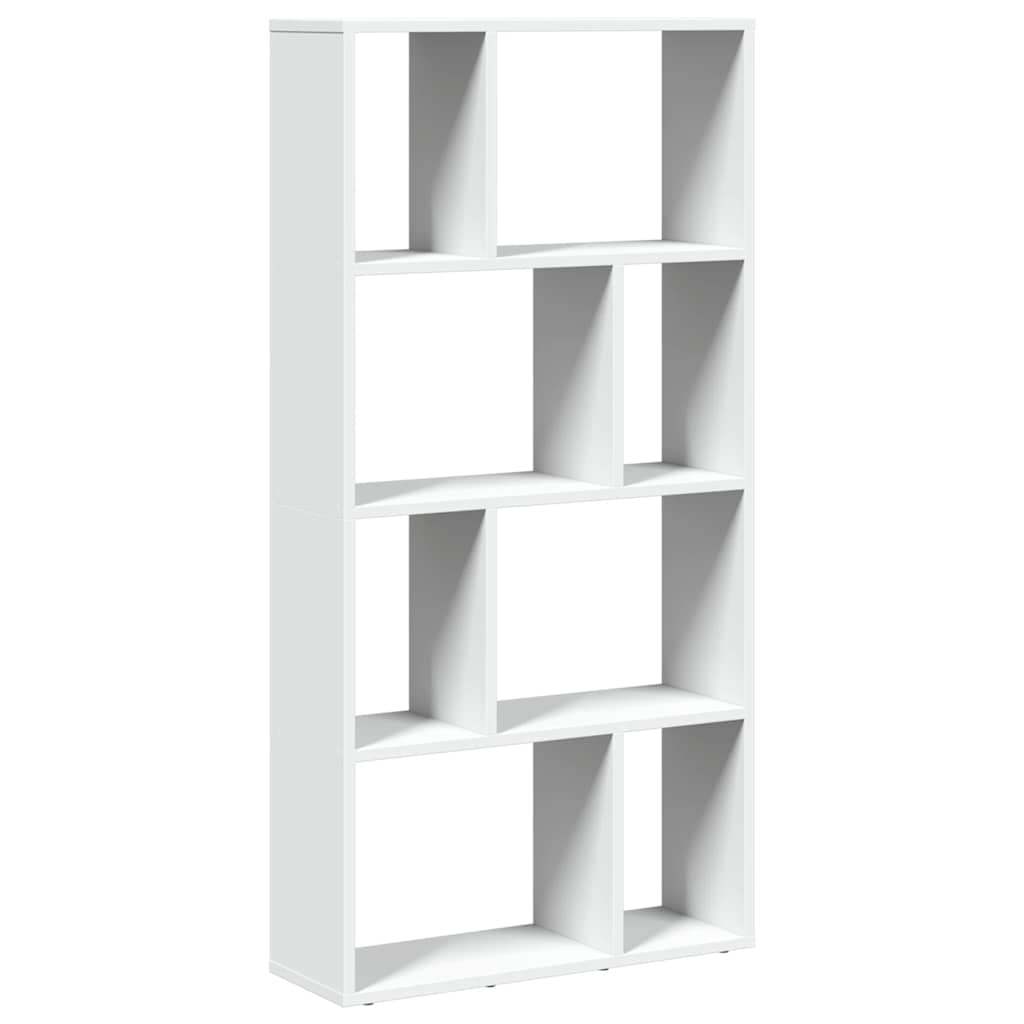 Bokhylla vit 60x20x120,5 cm konstruerat trä