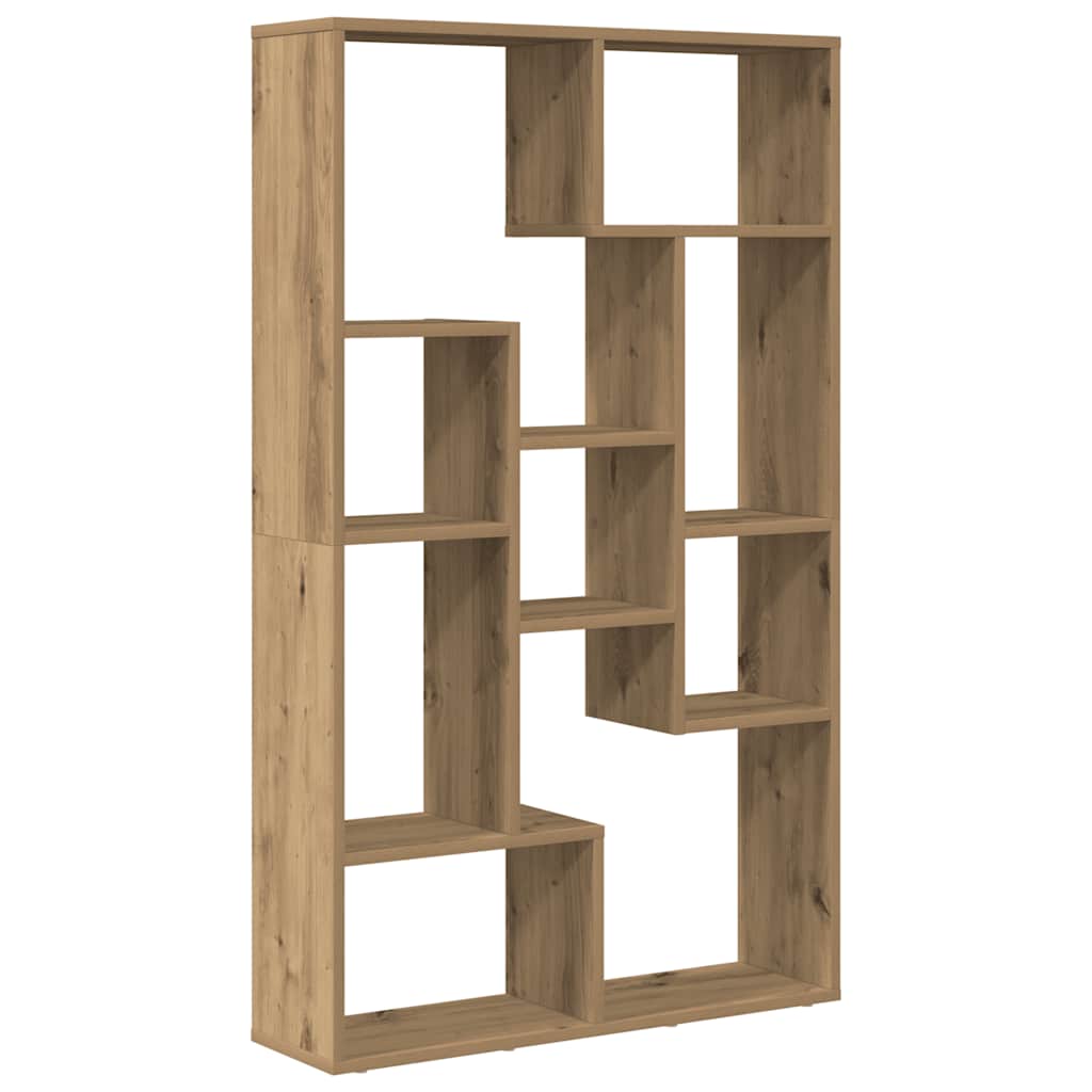 Bokhylla ek 72x20x120,5 cm konstruerat trä