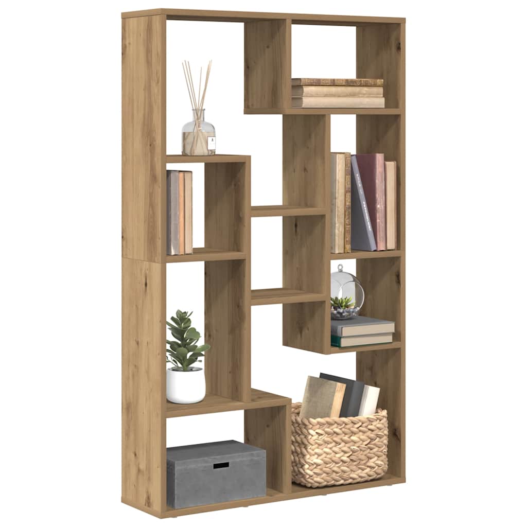 Bokhylla ek 72x20x120,5 cm konstruerat trä