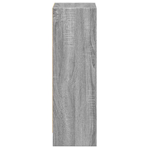 Bokhylla grå sonoma 40x24x76 cm konstruerat trä