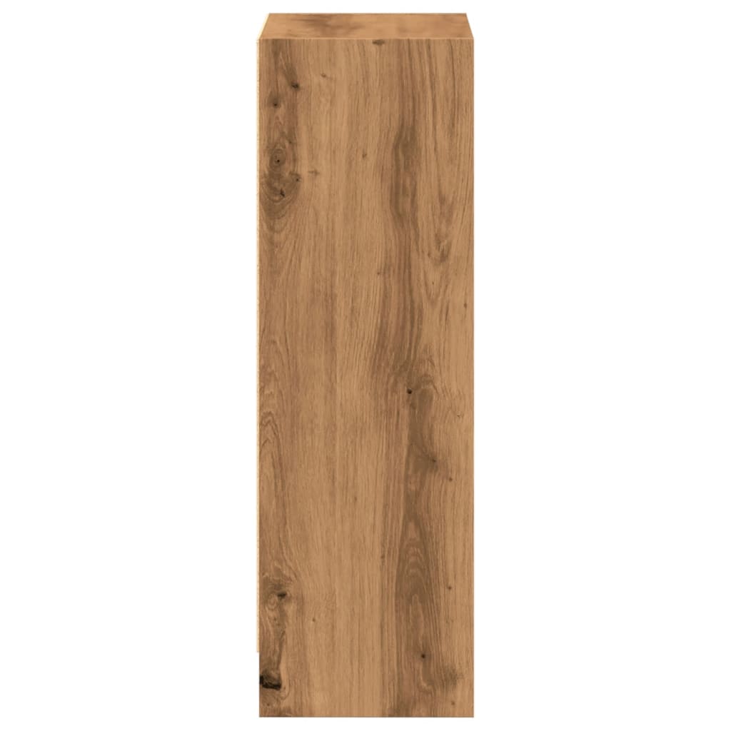 Bokhylla ek 40x24x76 cm konstruerat trä