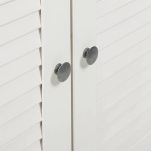 Badrumsskåp med hylla VIGO Vit och antikvit 67,5 x 34 x 71,5 cm