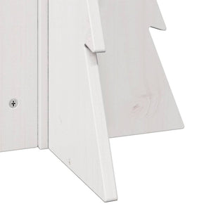 Julgran trä vit 69,5 cm massiv furu