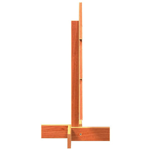 Julgran trä vaxbrun 60 cm massiv furu