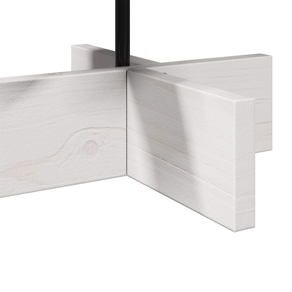 Julgran trä vit 60 cm massiv furu