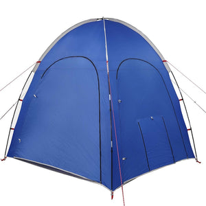 Pooltält Azurblå 366 x 305 x 231 cm Polyester och Fiberglas