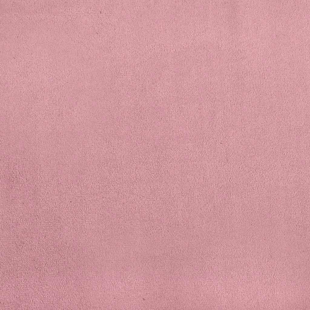 Resårsäng med madrasser rosa 180x210 cm sammet