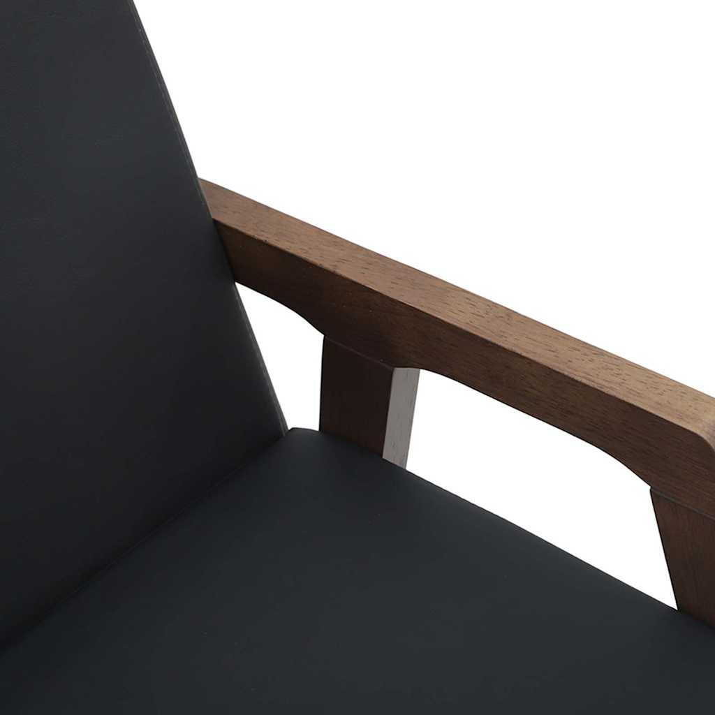 Matstolar med dynor 2 st, brunt massivt trä gummi