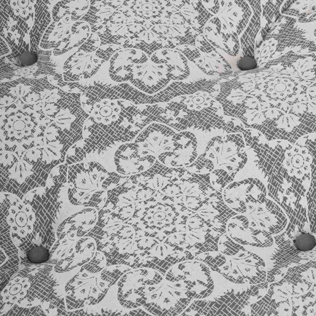 Soffkudde Ljusgrå 120 x 80 x 12 cm tyg