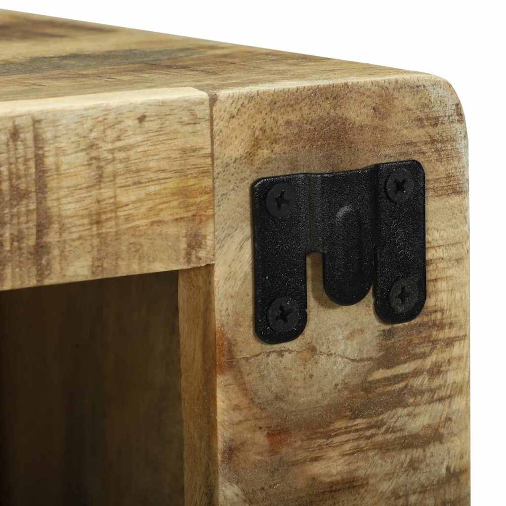 TV Enheter 2 pcs Brun 36 x 30 x 36 cm Massivt mangoträ