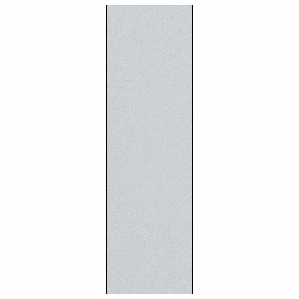 Dörrmatta Grå och svart 120 x 400 cm Polypropylen och vinyl