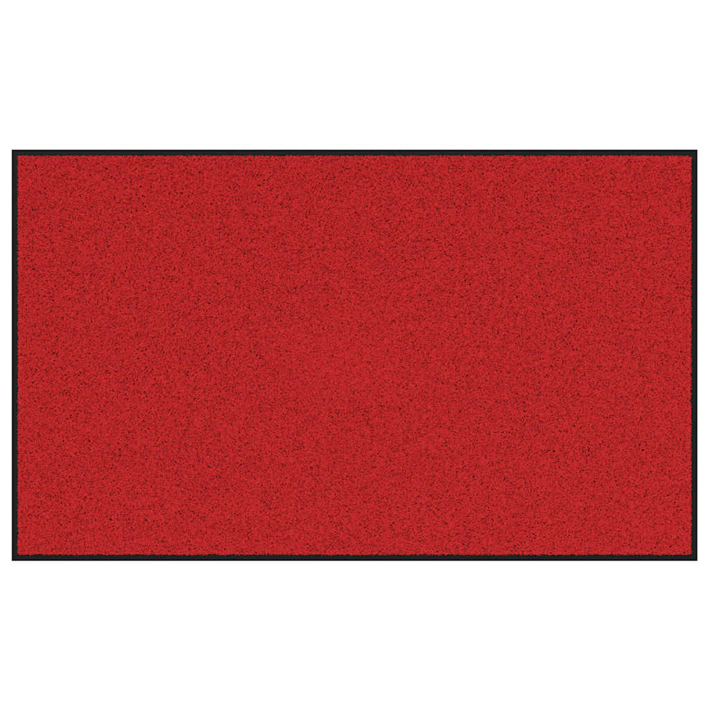 Dörrmatta Röd och Svart 90 x 150 cm Polypropylen och vinyl
