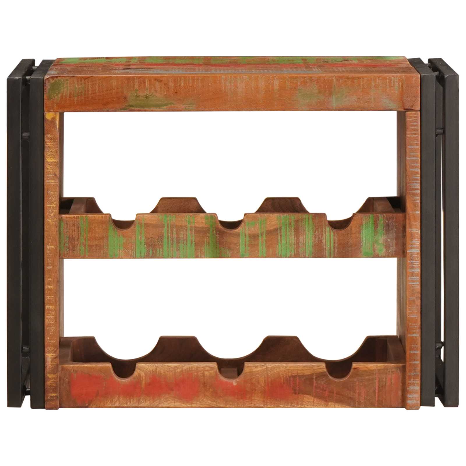 Vinställ Brun 100 x 45 x 33 cm Massivt återvunnet trä