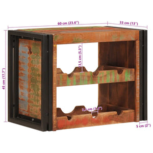 Vinställ Brun 100 x 45 x 33 cm Massivt återvunnet trä