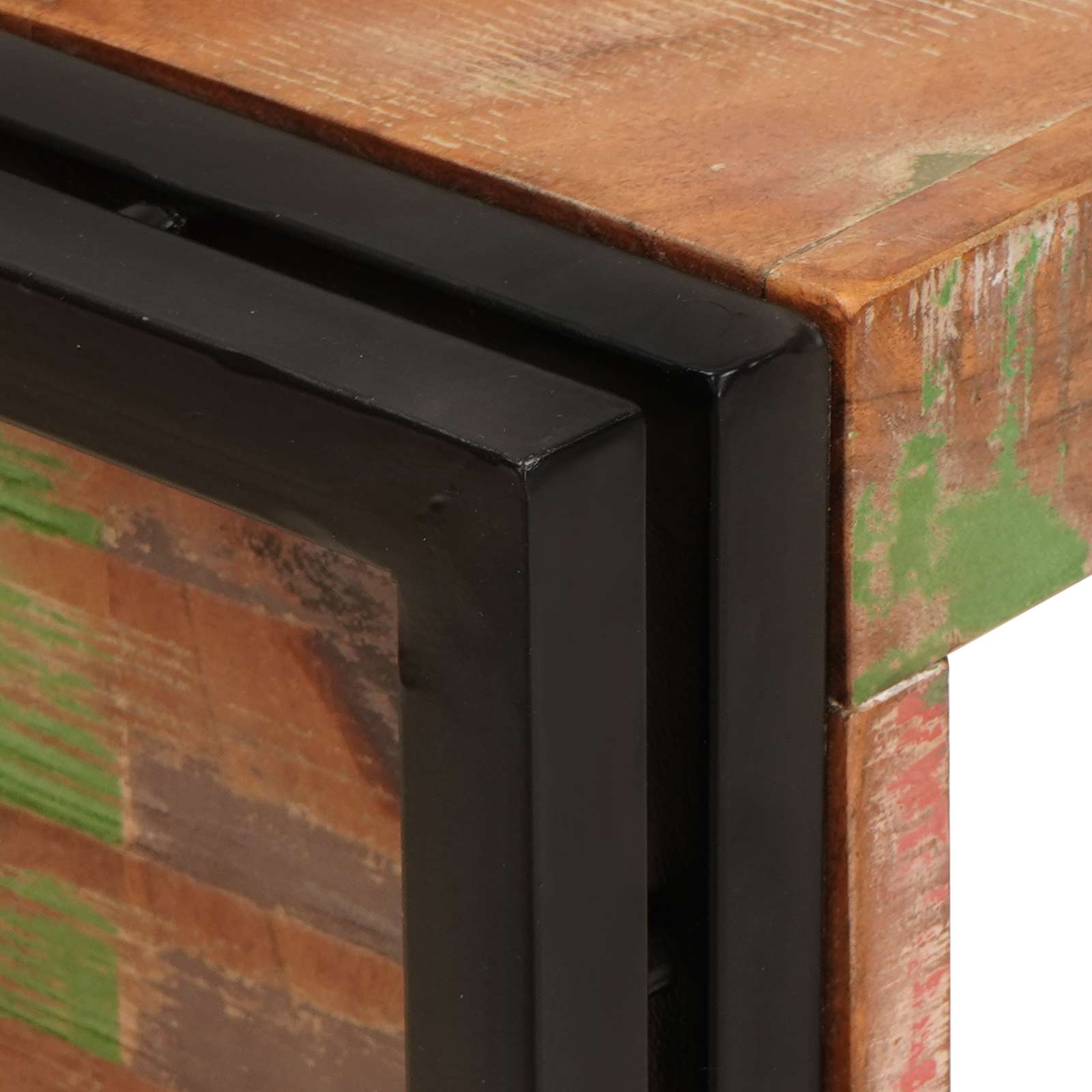 Vinställ Brun 100 x 45 x 33 cm Massivt återvunnet trä