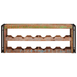 Vinställ Brun 100 x 45 x 33 cm Massivt återvunnet trä