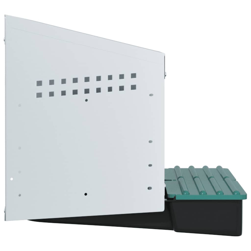 Hönsholk med 2 fack Väggmonterad galvaniserad stål