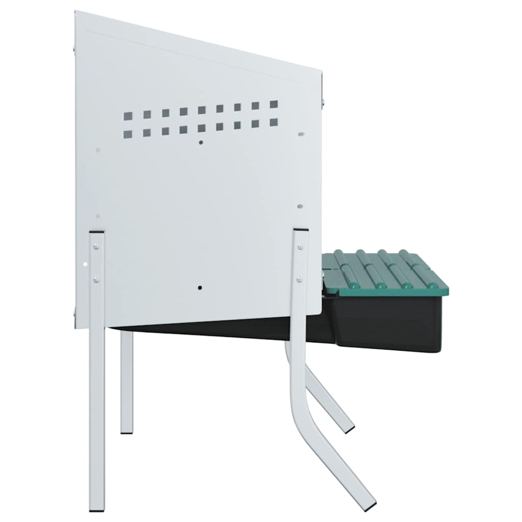 Hönsholk 2 fack med ben galvaniserat stål