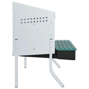 Hönsholk 3 fack med ben galvaniserat stål