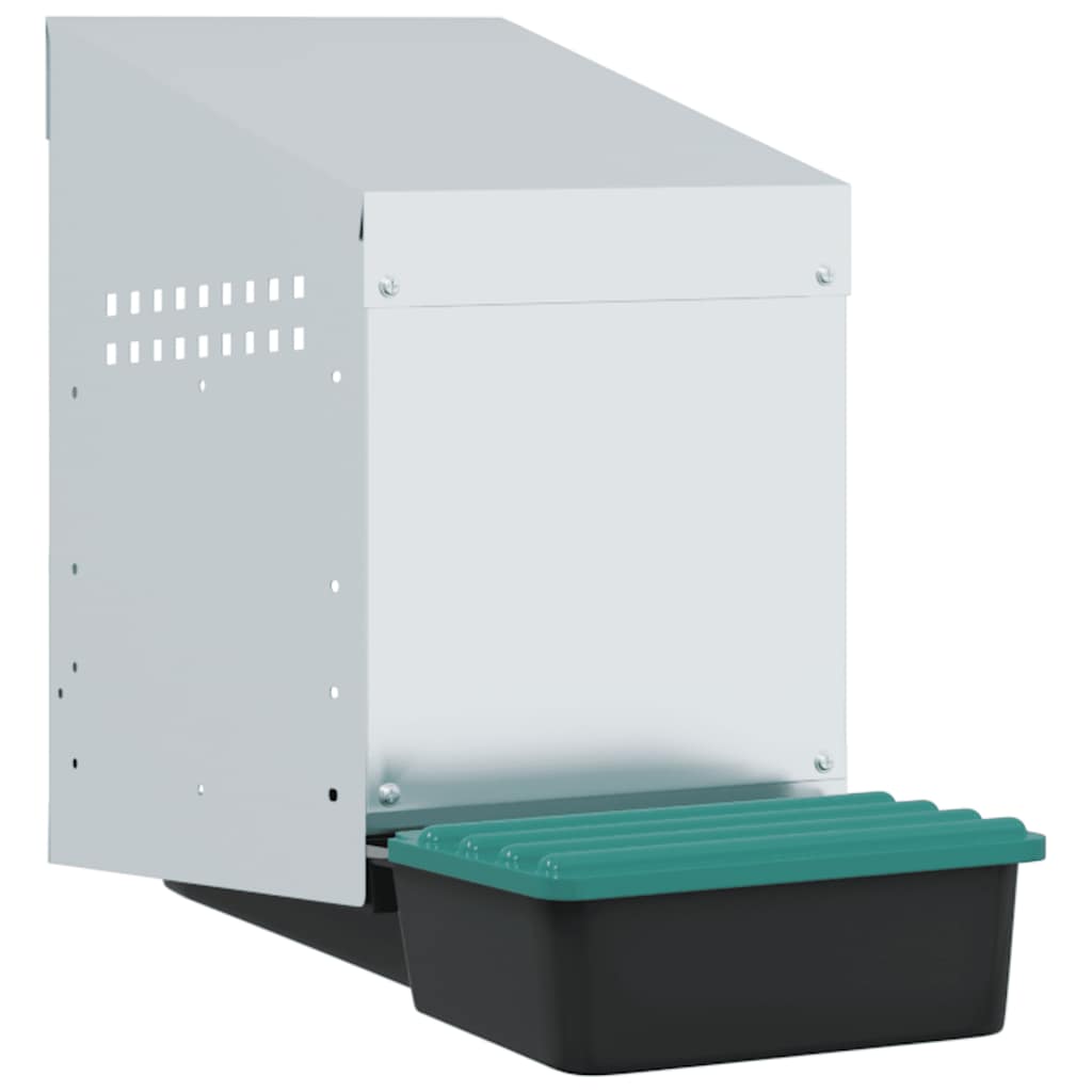 Hönsholk med 1 fack Väggmonterad galvaniserad stål