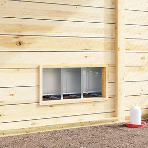 Hönsholk 3 fack med ben galvaniserat stål