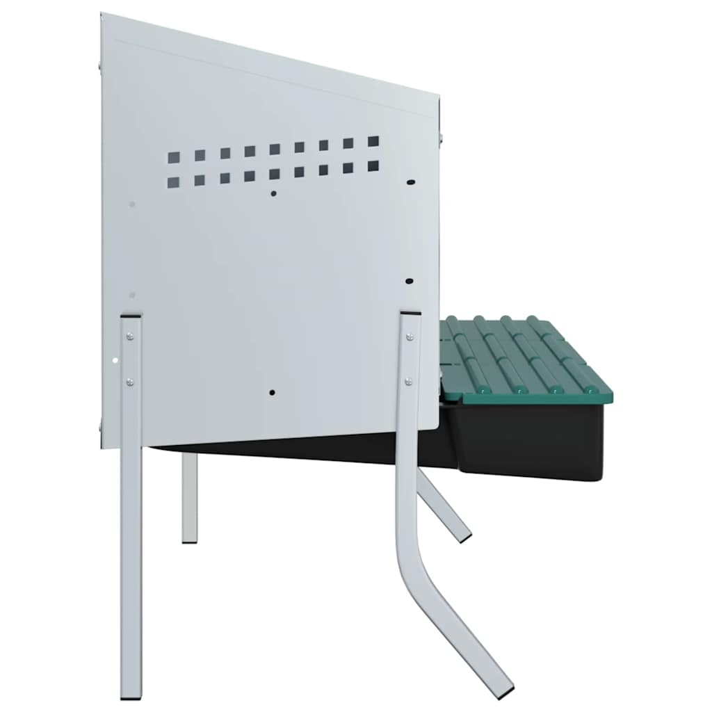 Hönsholk 3 fack med ben galvaniserat stål