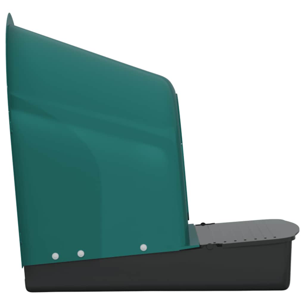 Hönsholkar 4 st väggmonterade mörkgrön plast