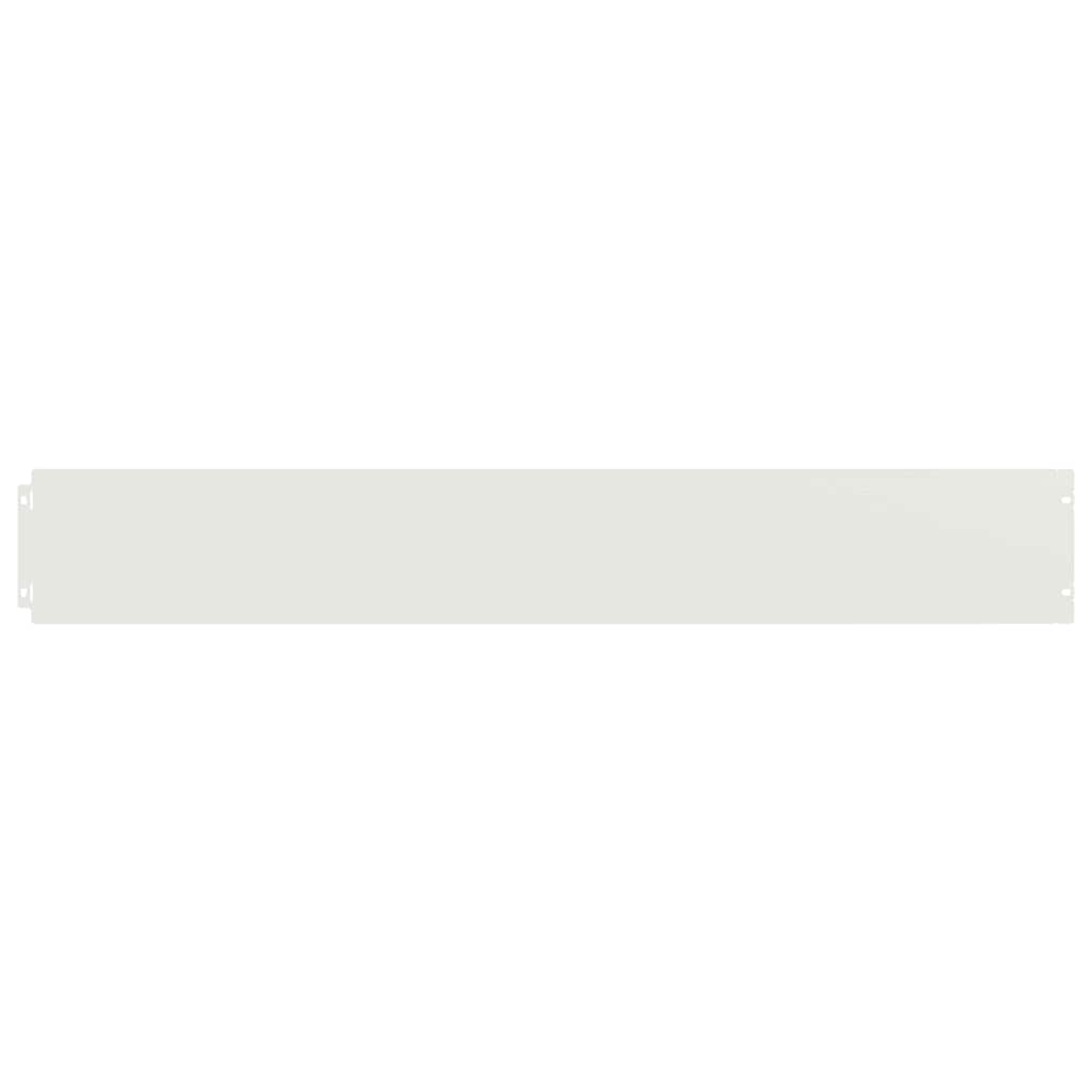 Rabattkanter 10 st vit 15x103 cm kallvalsat stål