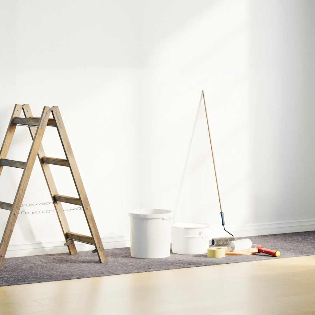 Halkfria målardukar 2 st 50 m 220 g/m² grå