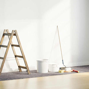 Halkfria målardukar 2 st 50 m 220 g/m² grå