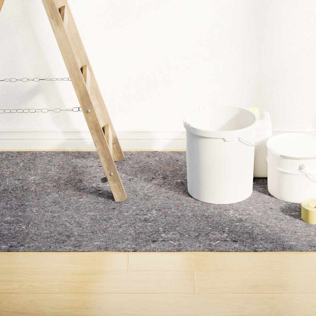 Halkfria målardukar 2 st 50 m 220 g/m² grå