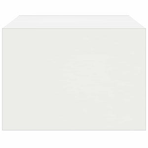 Tv-bänk med LED-belysning vit 75x35,5x25 cm