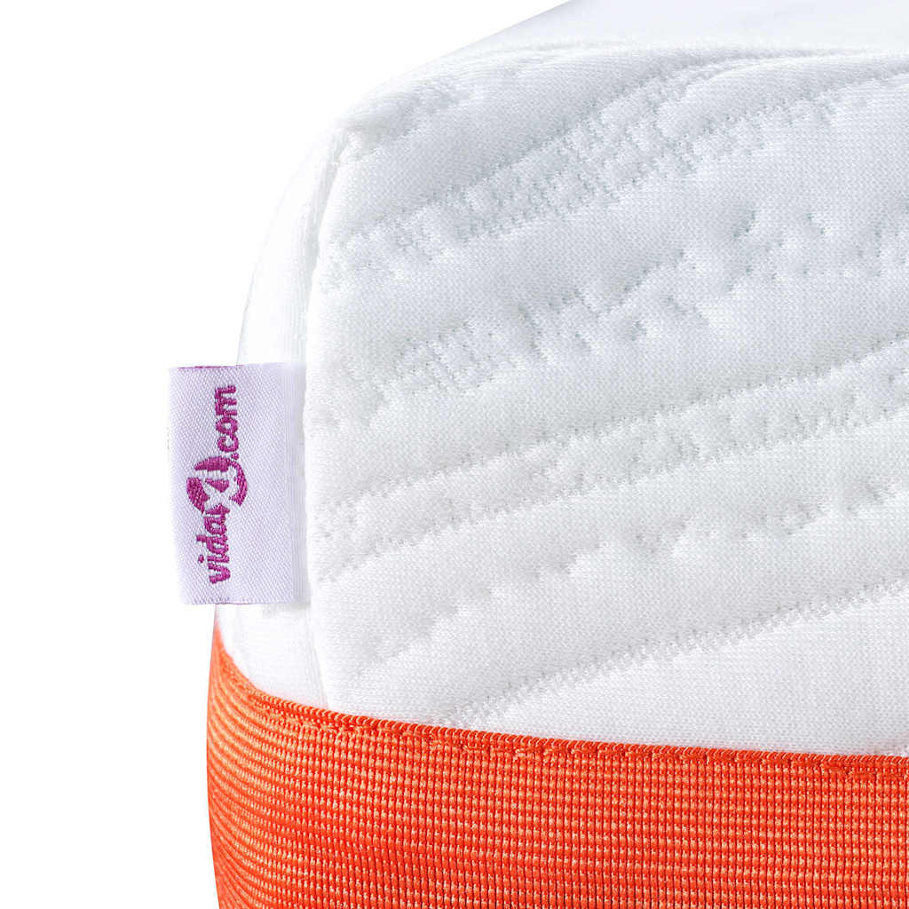 Madrass Vit och svart 100 x 200 cm Gel-infunderat Skum