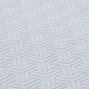 Madrass Vitt och Grått 80 x 200 cm Pocketfjäder