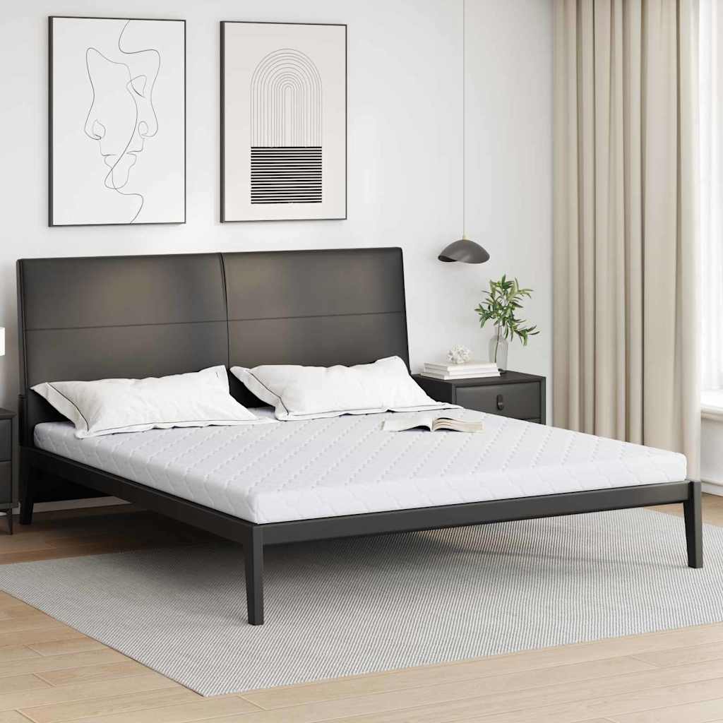 Madrass Vit 180 x 200 cm Jacquardtyg