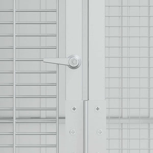 Fågelbur Antracit 215 x 310 x 247 cm Galvaniserat Stål