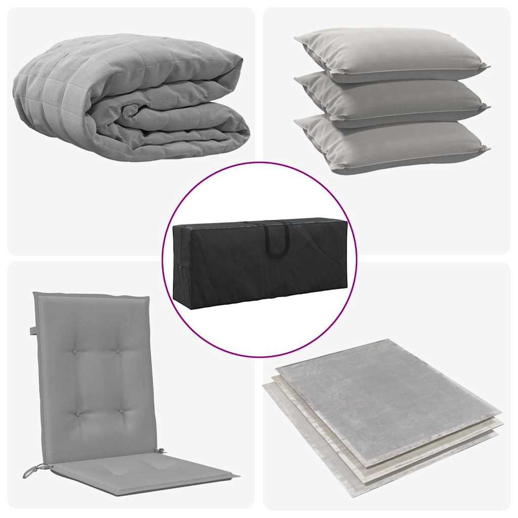 Utomhus Förvaringsväska Svart 125 x 32 x 50 cm 600D Oxford Tyg