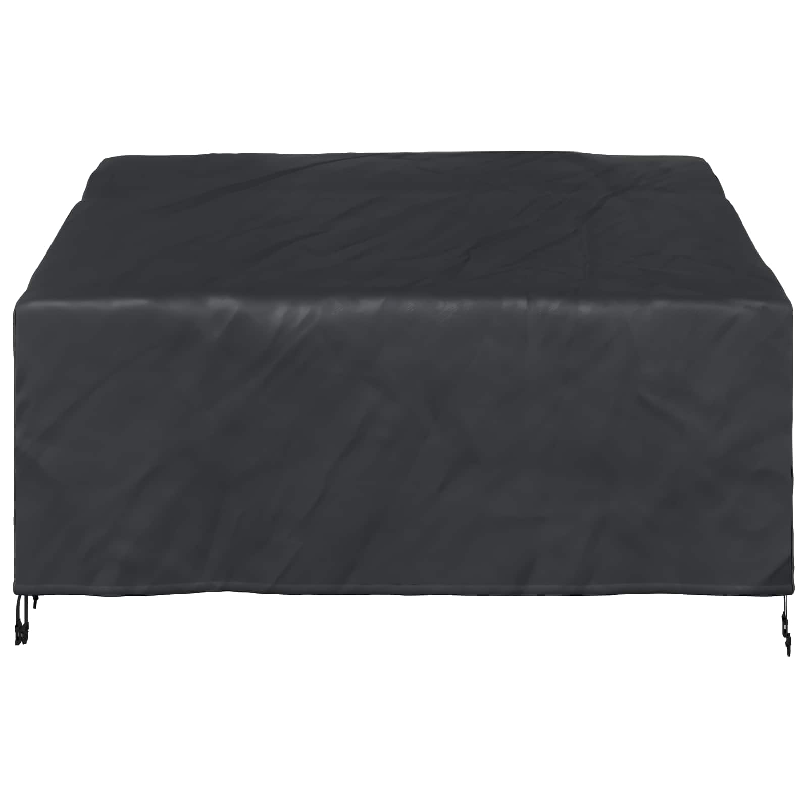 Trädgårdsbänkskydd Svart 160 x 100 x 61 / 89 cm 600D Oxford Tyg