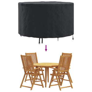 Utemöbelsskydd Svart 102 x 102 x 71 cm 420D tyg