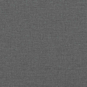 3-sitssoffa mörkgrå 180 cm tyg