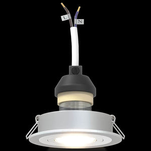 Spotlight Silver 9 x 9 x 2 cm Aluminium