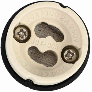 Spotlight 6 pcs Svart 9 x 9 x 2.5 cm Metall