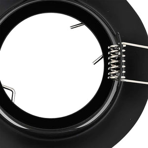 Spotlight 6 pcs Svart 9 x 9 x 2.5 cm Metall