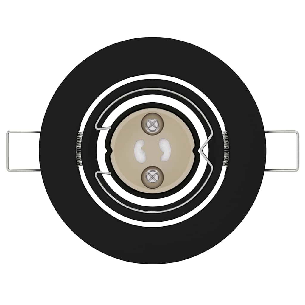 Spotlight 6 pcs Svart 9 x 9 x 2.5 cm Metall